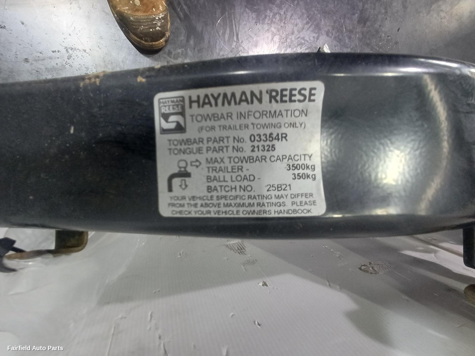 2019-2025 Nissan Patrol Towbar