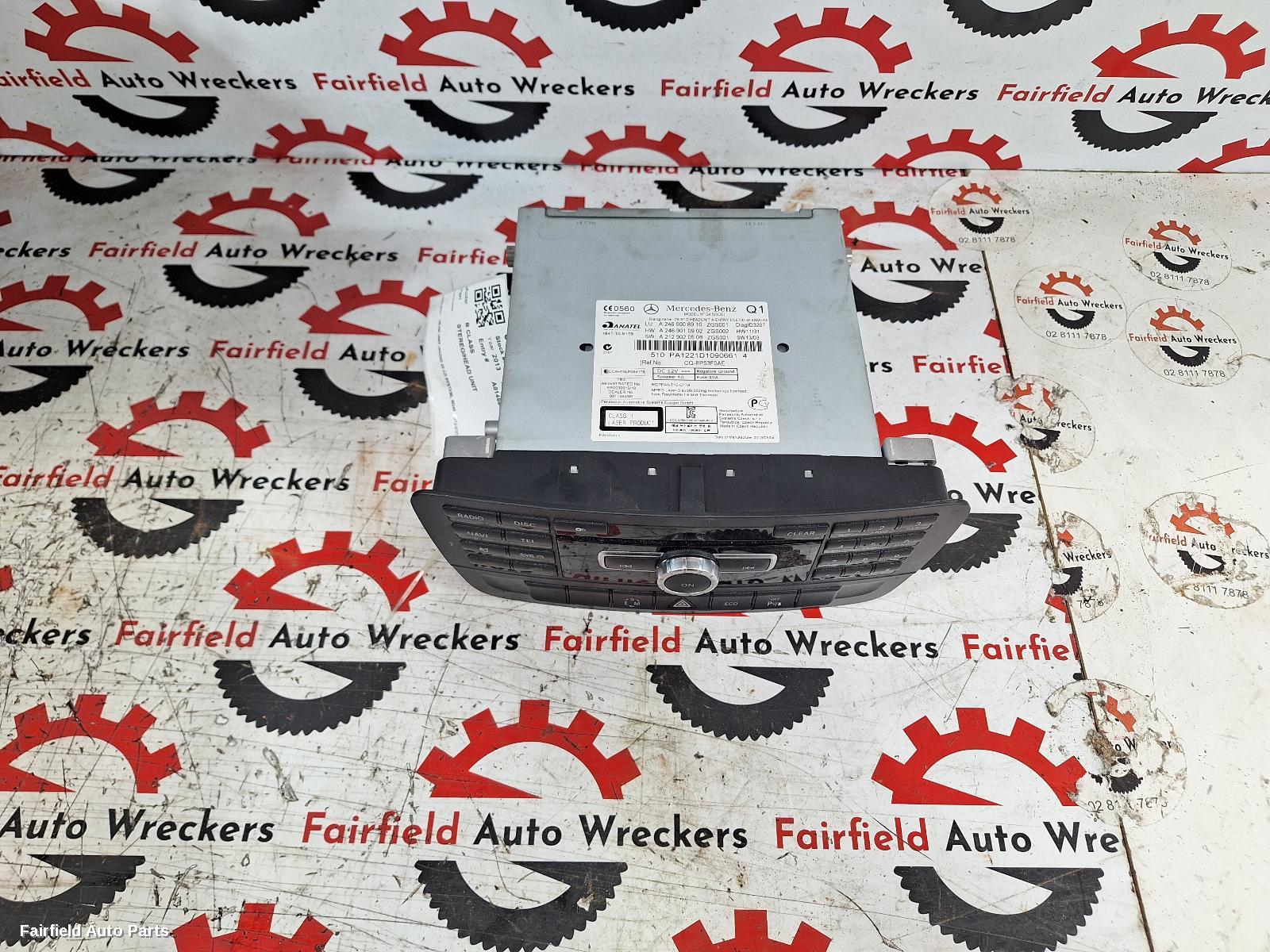 2012-2015 Mercedes B Class Radio Cd Dvd Sat Tv