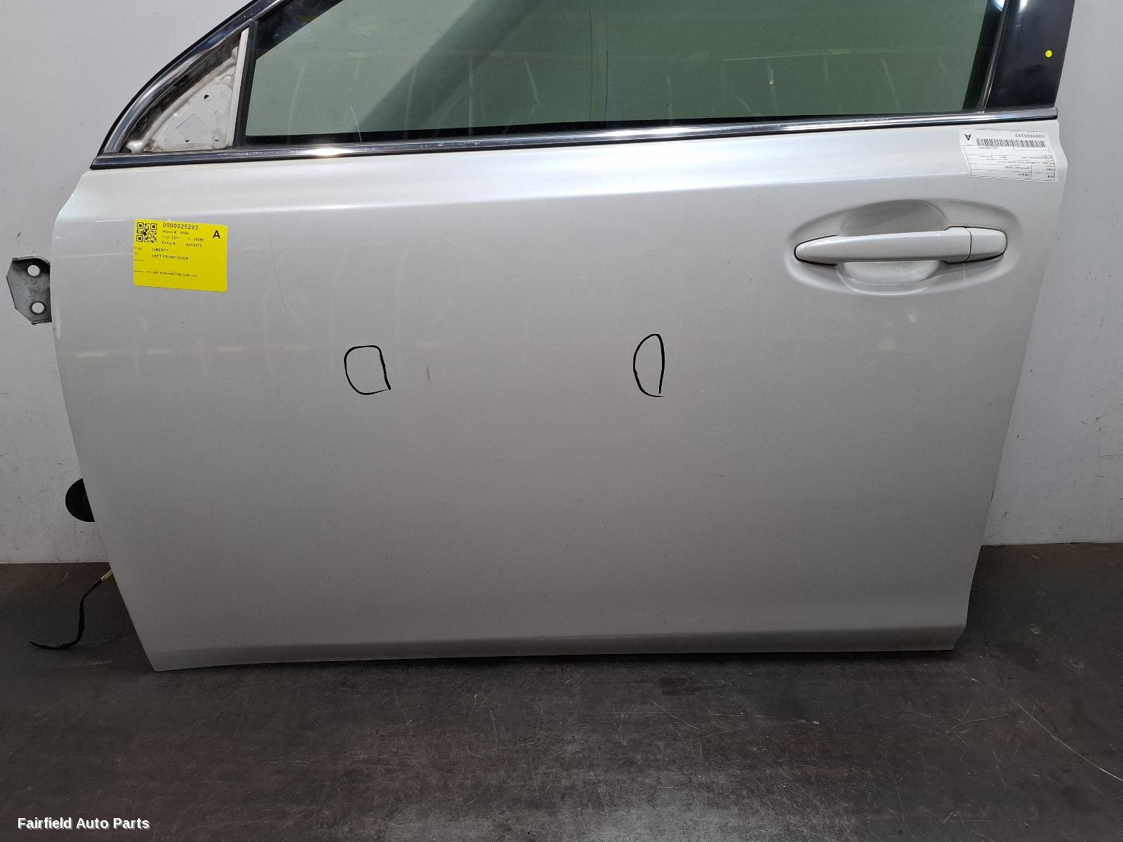 2009-2014 Subaru Liberty Left Front Door