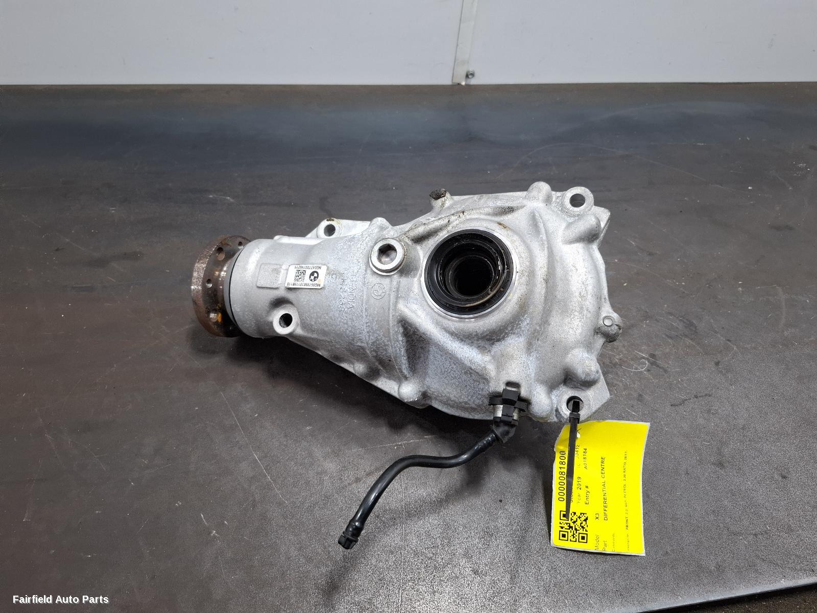 2017-2023 Bmw X3 Differential Centre