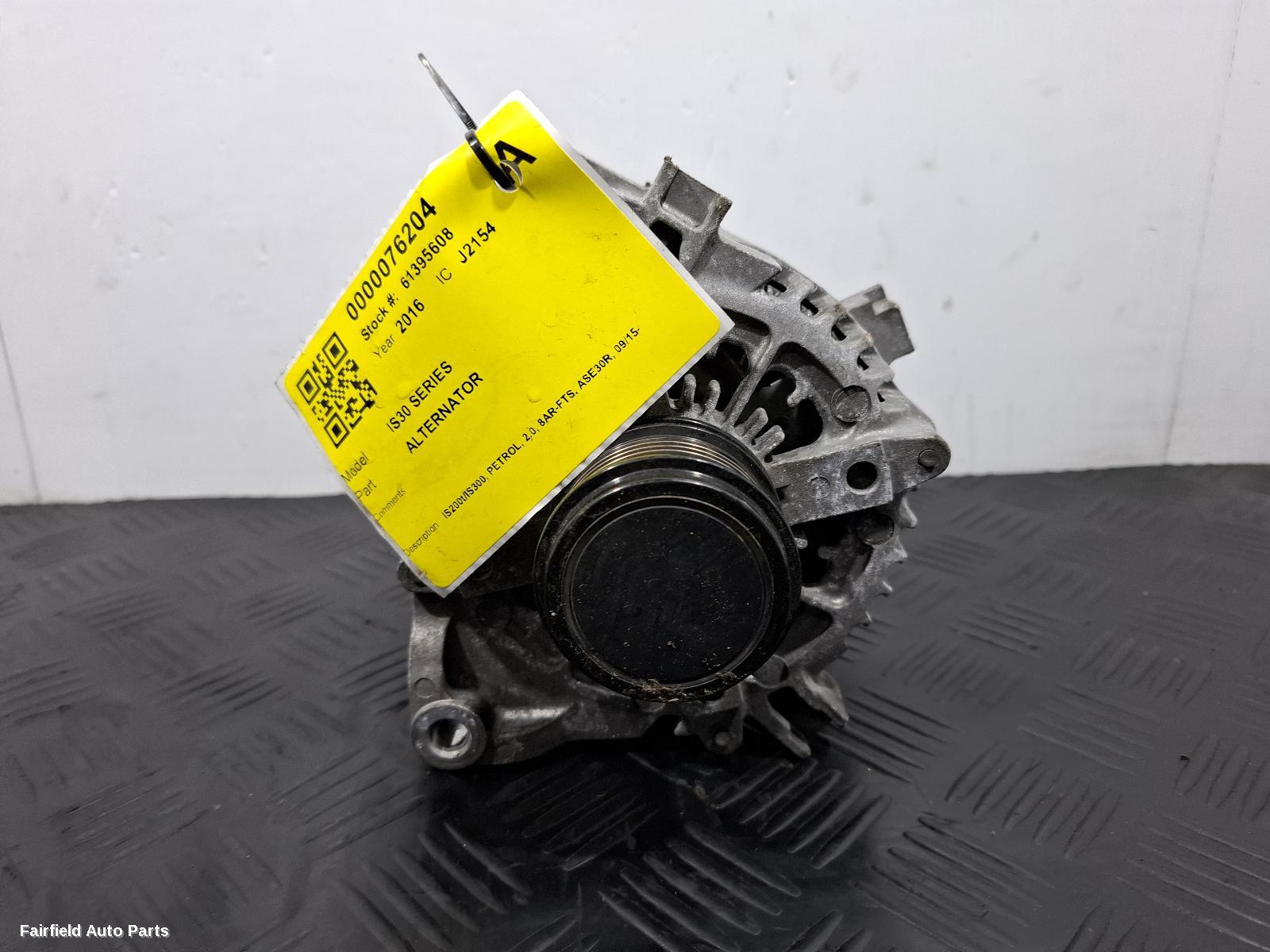 2015-2023 Lexus Is Series Alternator