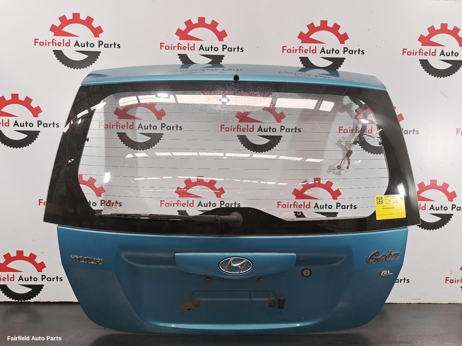 2003 Hyundai Getz Bootlid Tailgate
