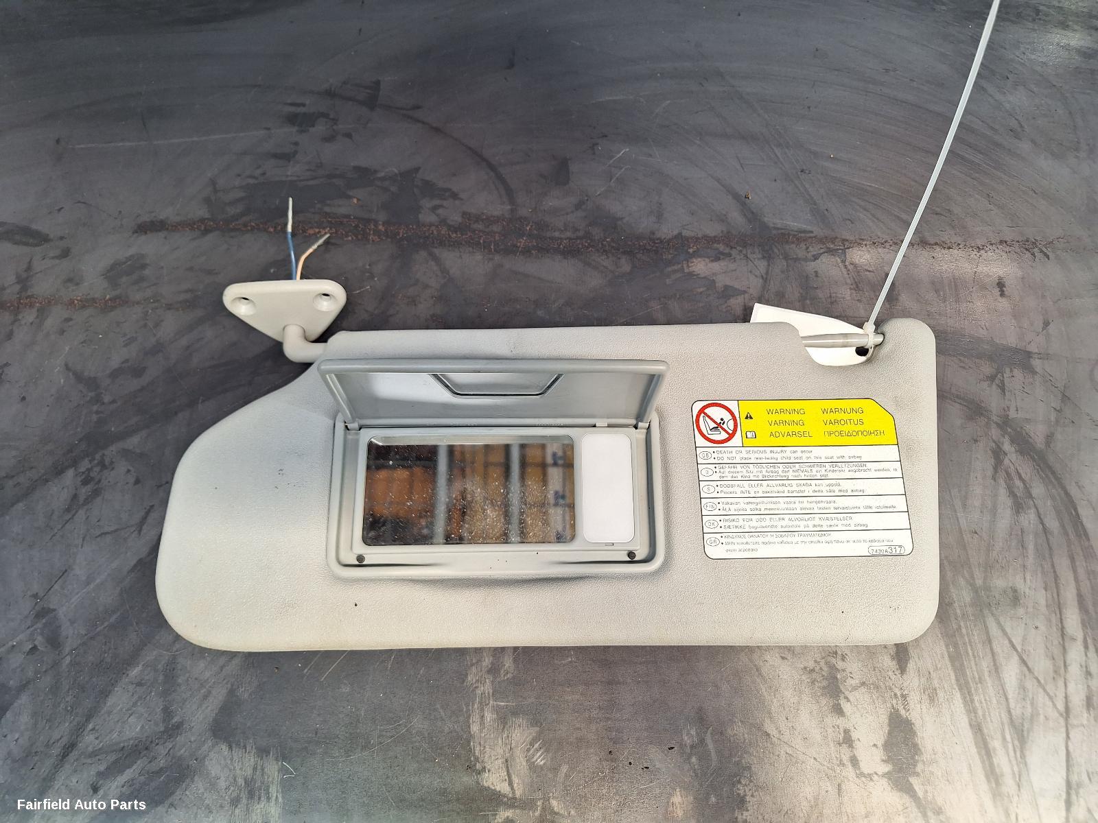 2010-2012 Mitsubishi Asx Sunvisor