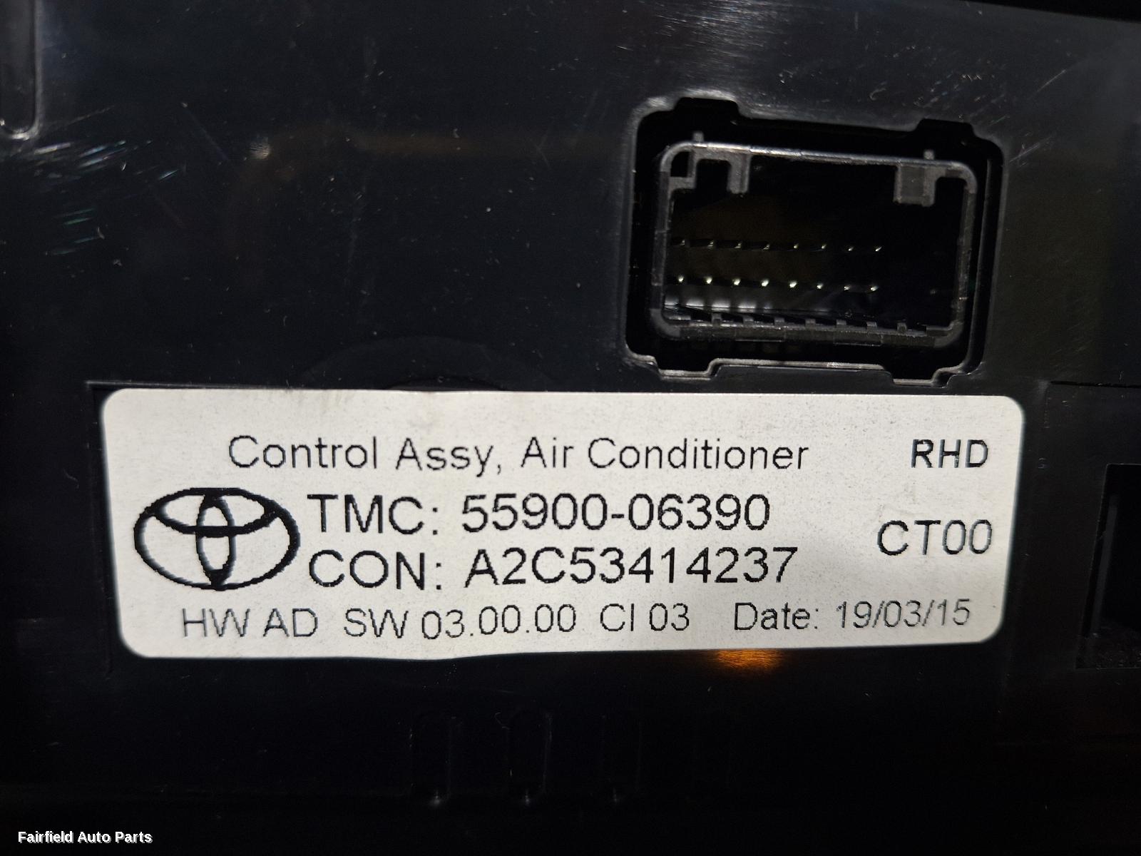 2011-2017 Toyota Camry Heater Ac Controls