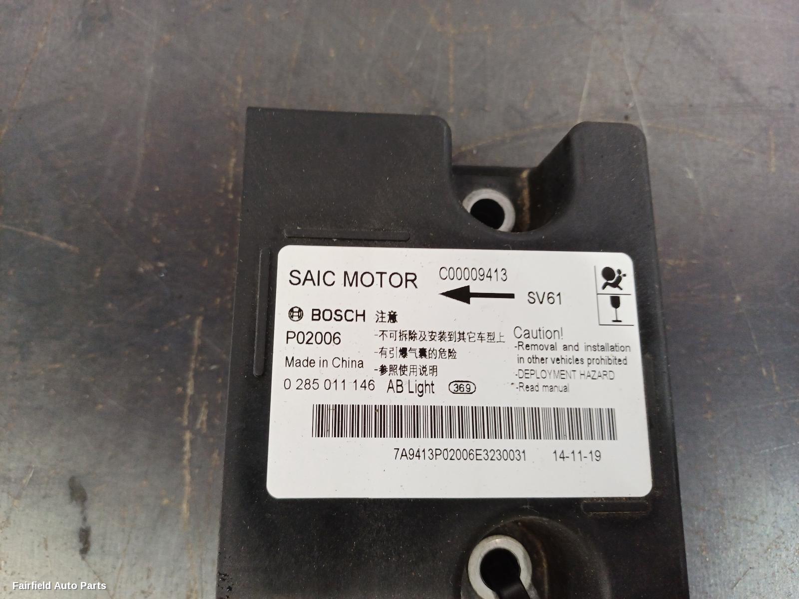 2013-2023 Ldv V80 Airbag Module Sensor