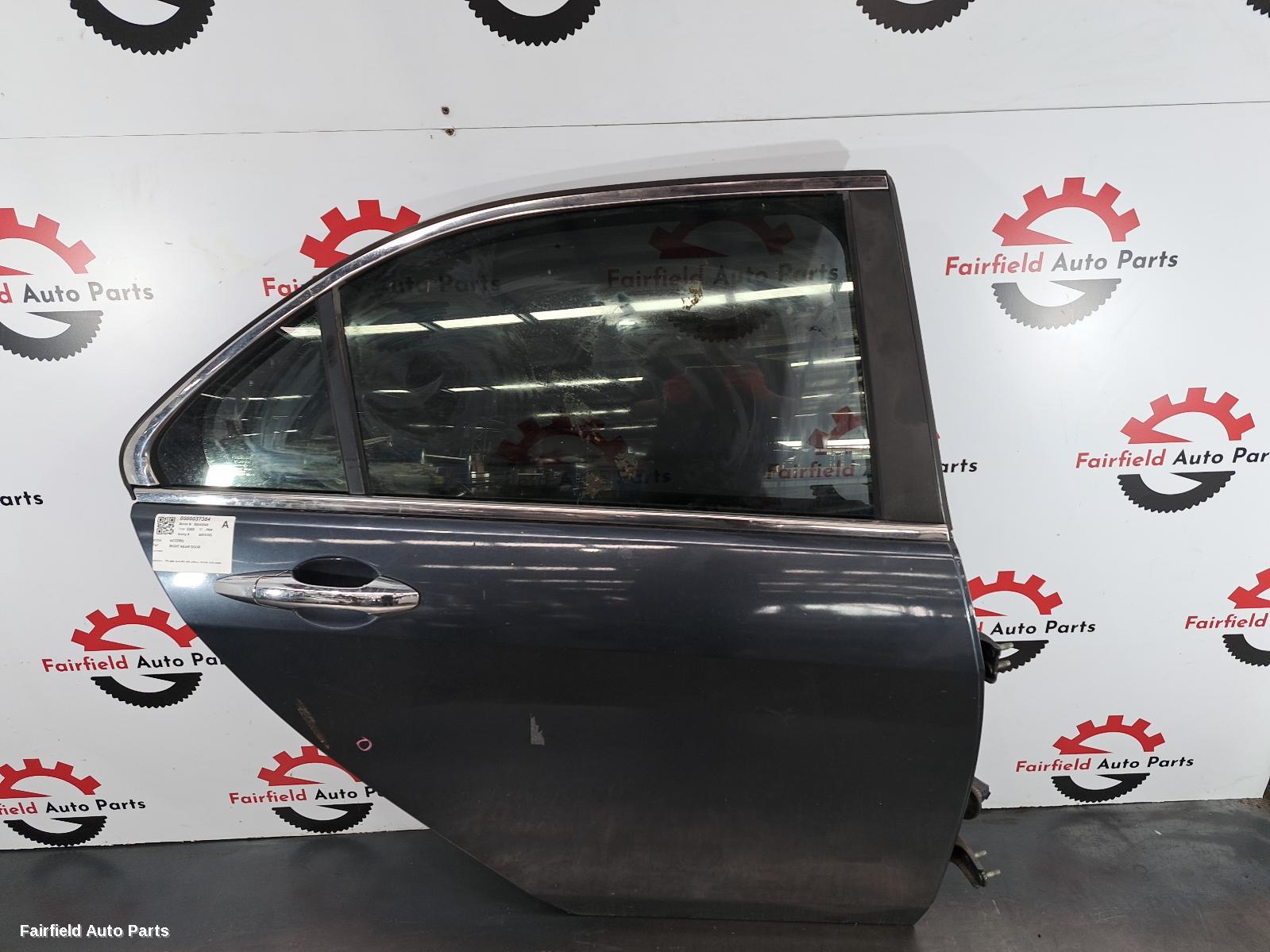 2003 Honda Accord Right Rear Door Sliding