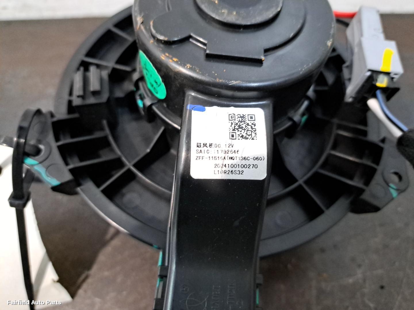 2024-2026 Mg Zs Heater Fan Motor