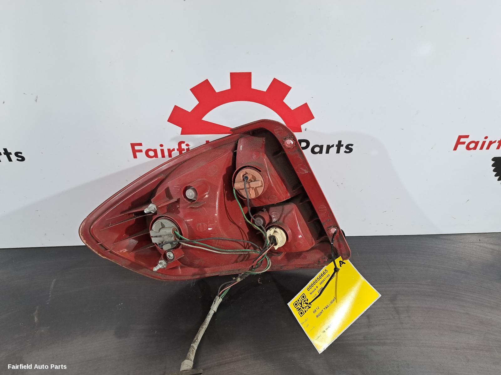 2006 Hyundai Getz Right Taillight