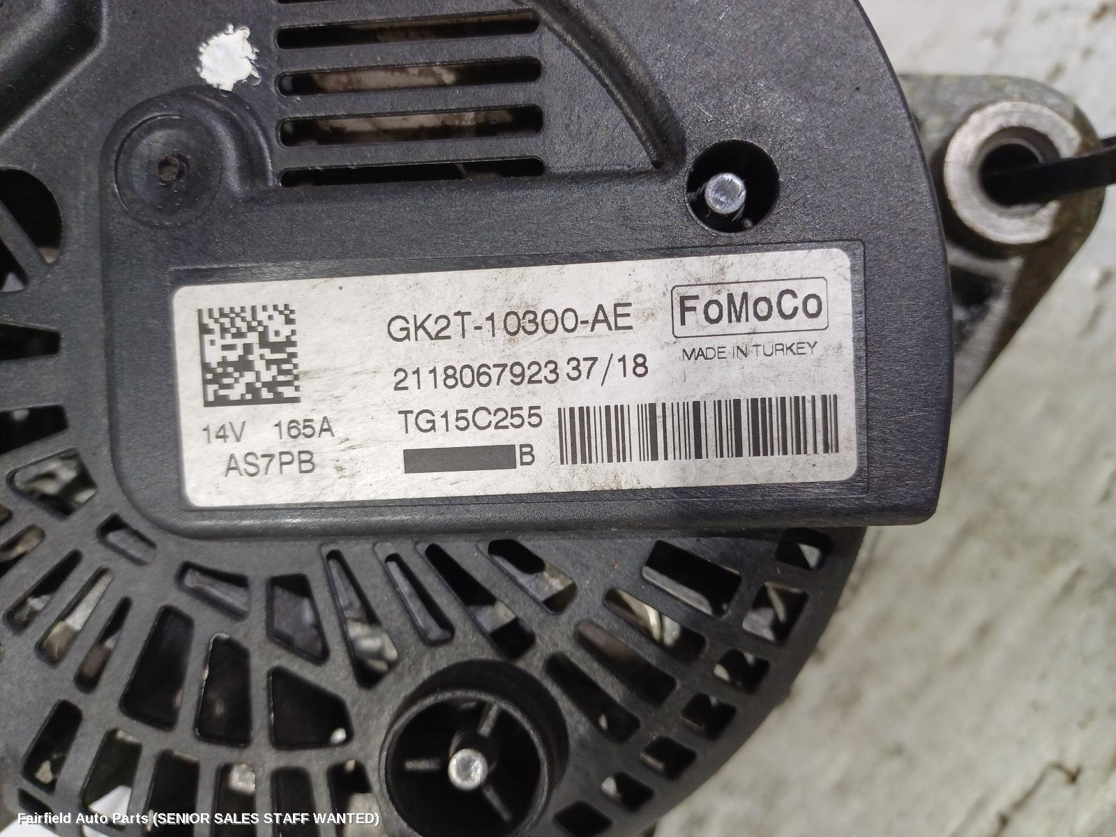 2019 Ford Transit Alternator