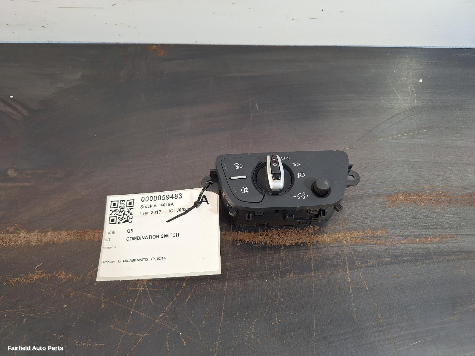 2017-2025 Audi Q5 Combination Switch