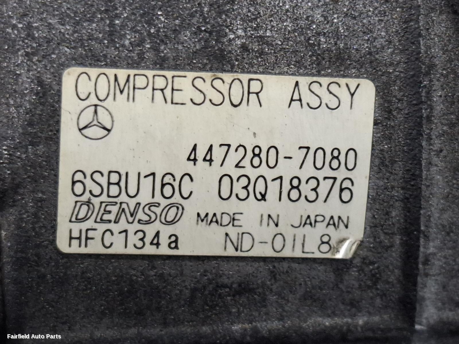 2013-2016 Mercedes E Class A C Compressor