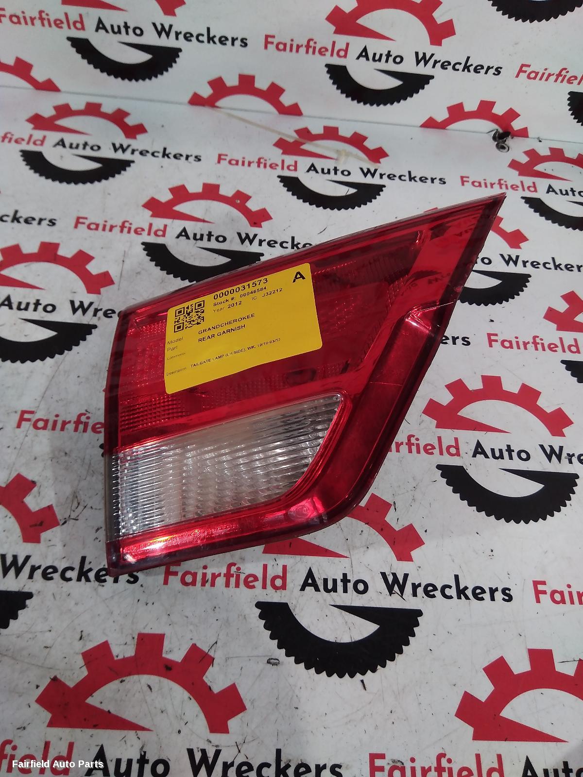2010-2013 Jeep Grandcherokee Rear Garnish