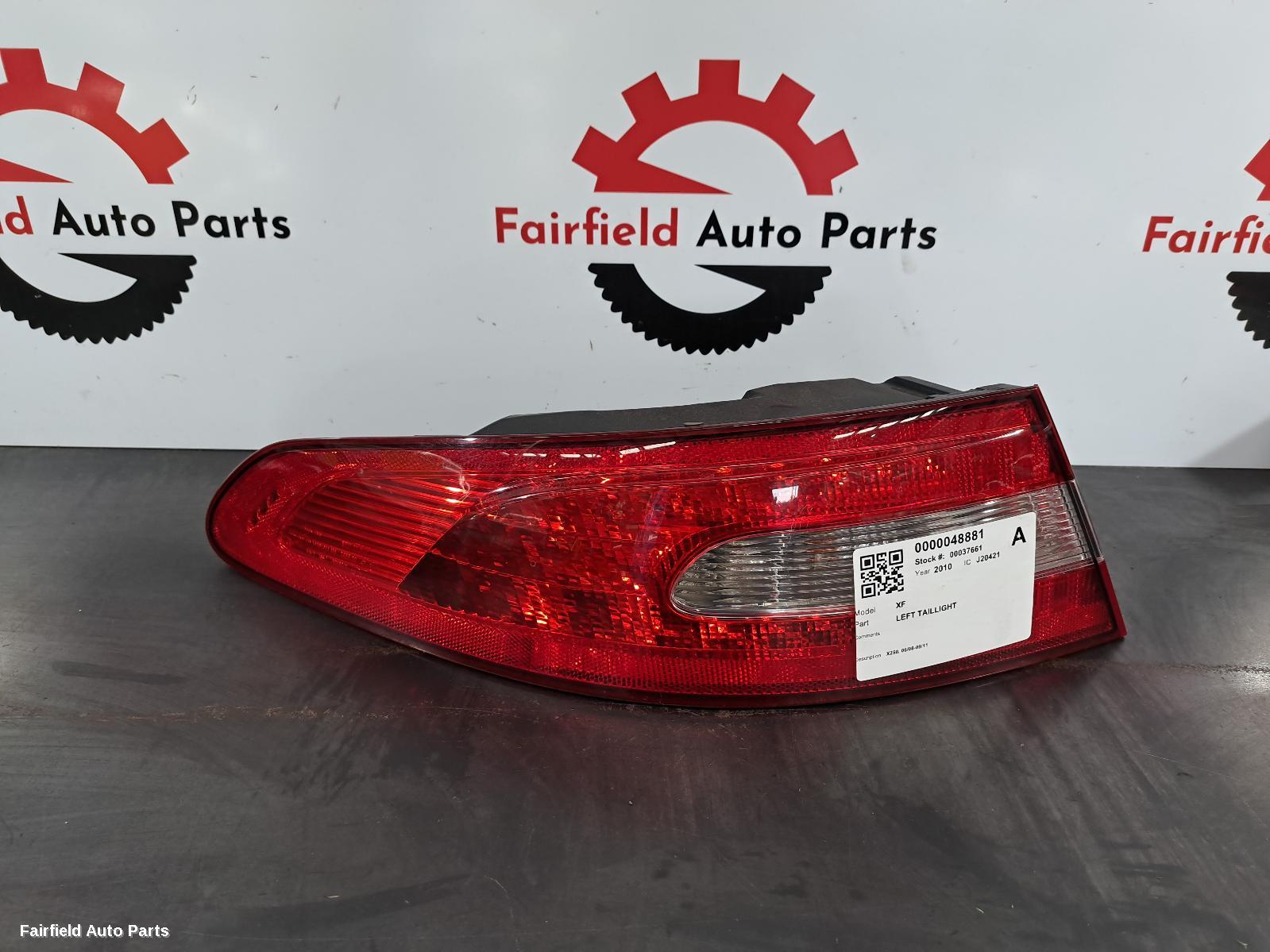 2008-2011 Jaguar Xf Left Taillight