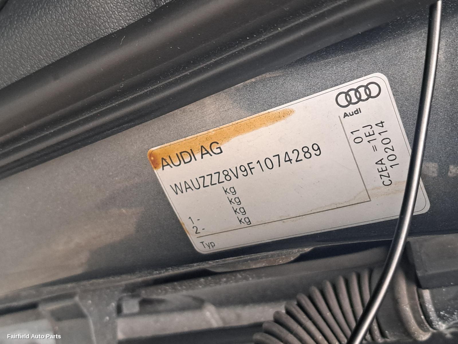 2015 Audi A3 Alternator