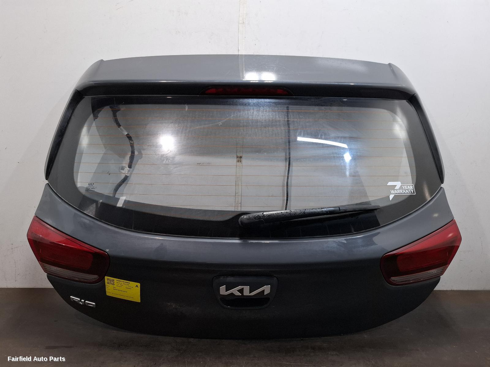 2021 Kia Rio Bootlid Tailgate