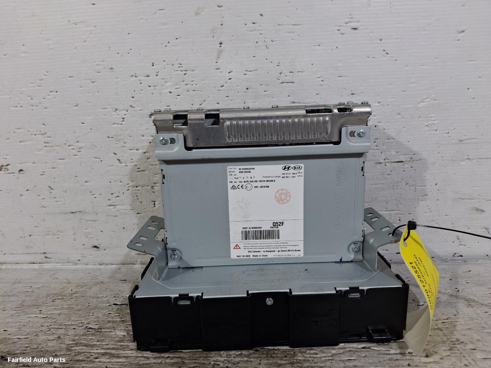2018-2021 Kia Sportage Radio Cd Dvd Sat Tv