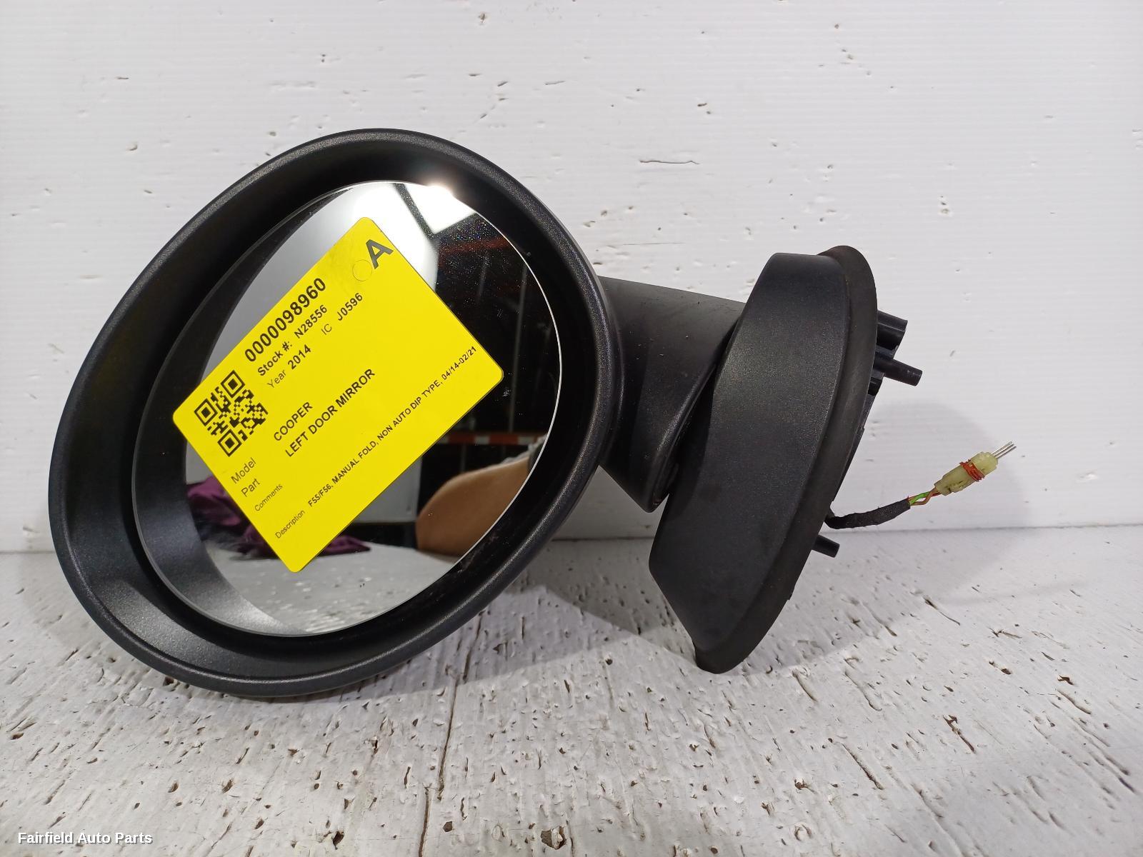 2014 Mini Cooper Left Door Mirror