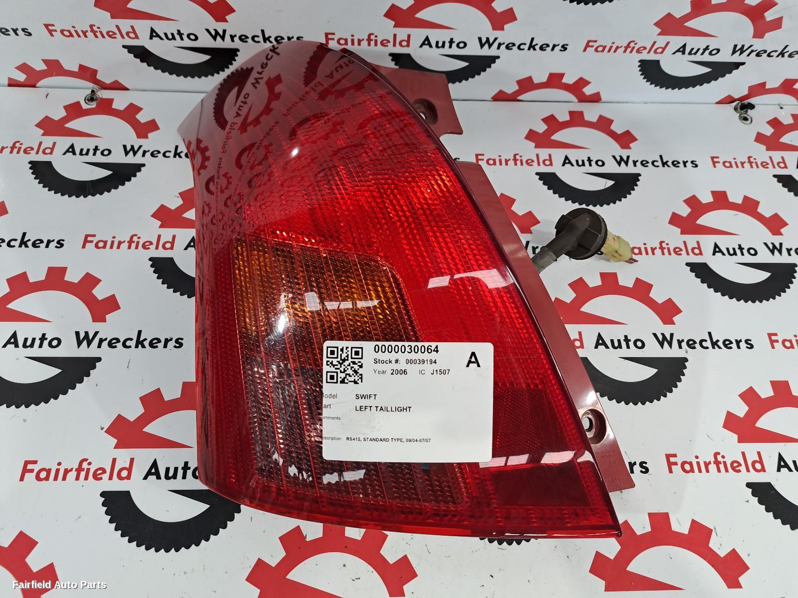 2006 Suzuki Swift Left Taillight