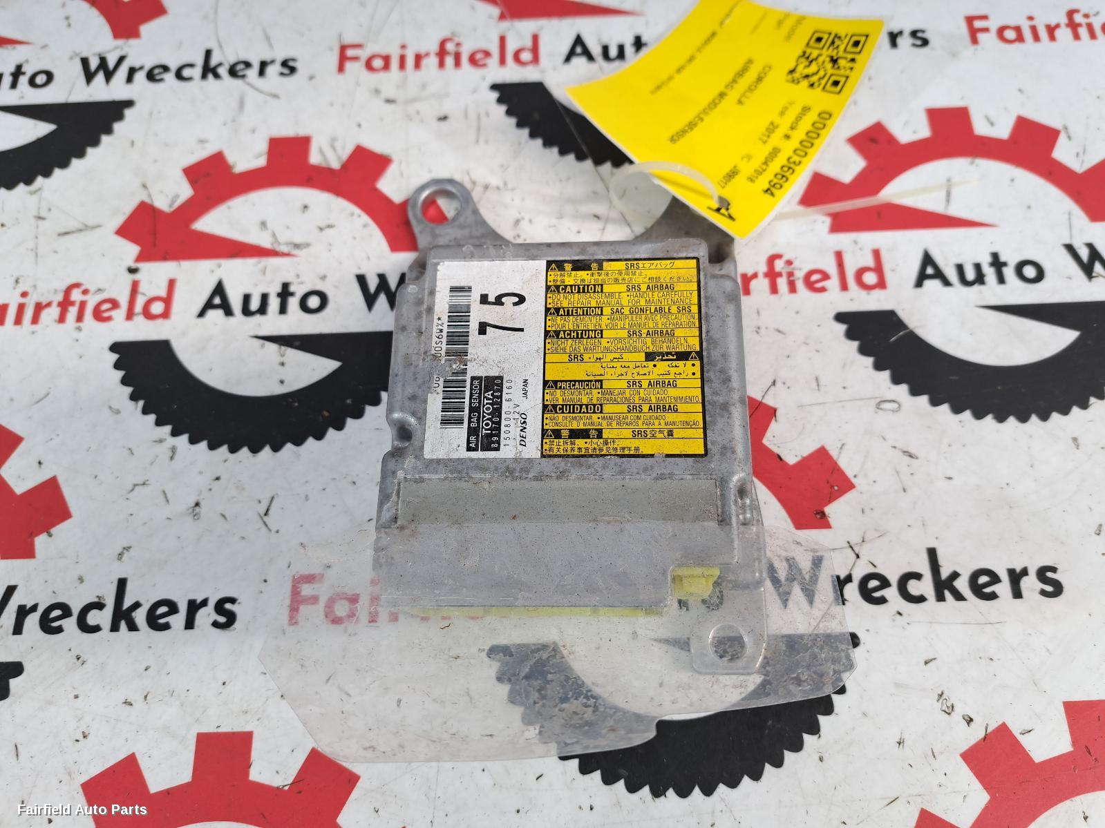 2012-2018 Toyota Corolla Airbag Module Sensor