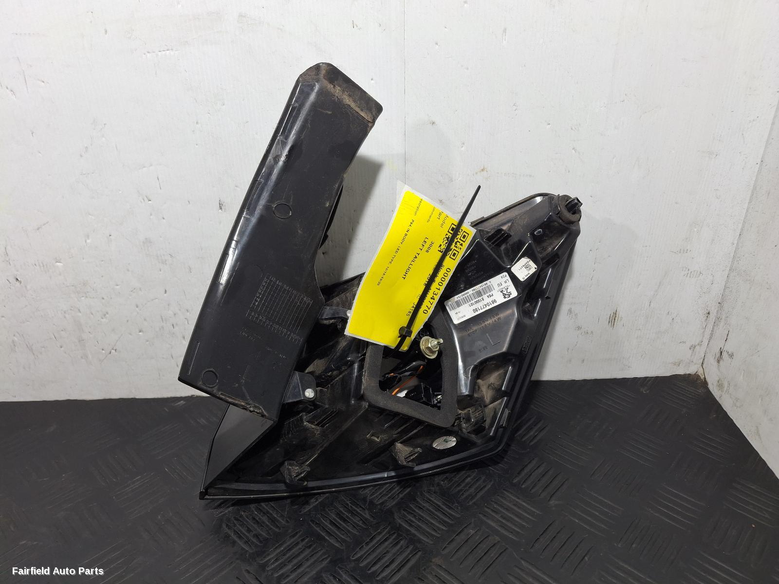 2016-2020 Peugeot 3008 Left Taillight