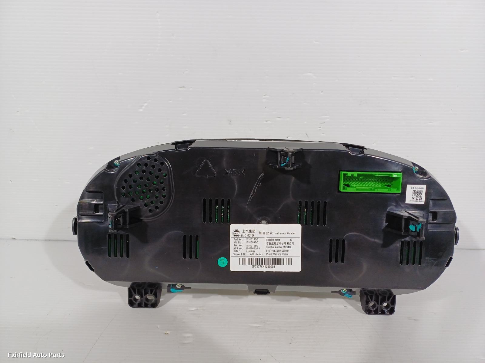2020-2024 Mg Zs Instrument Cluster