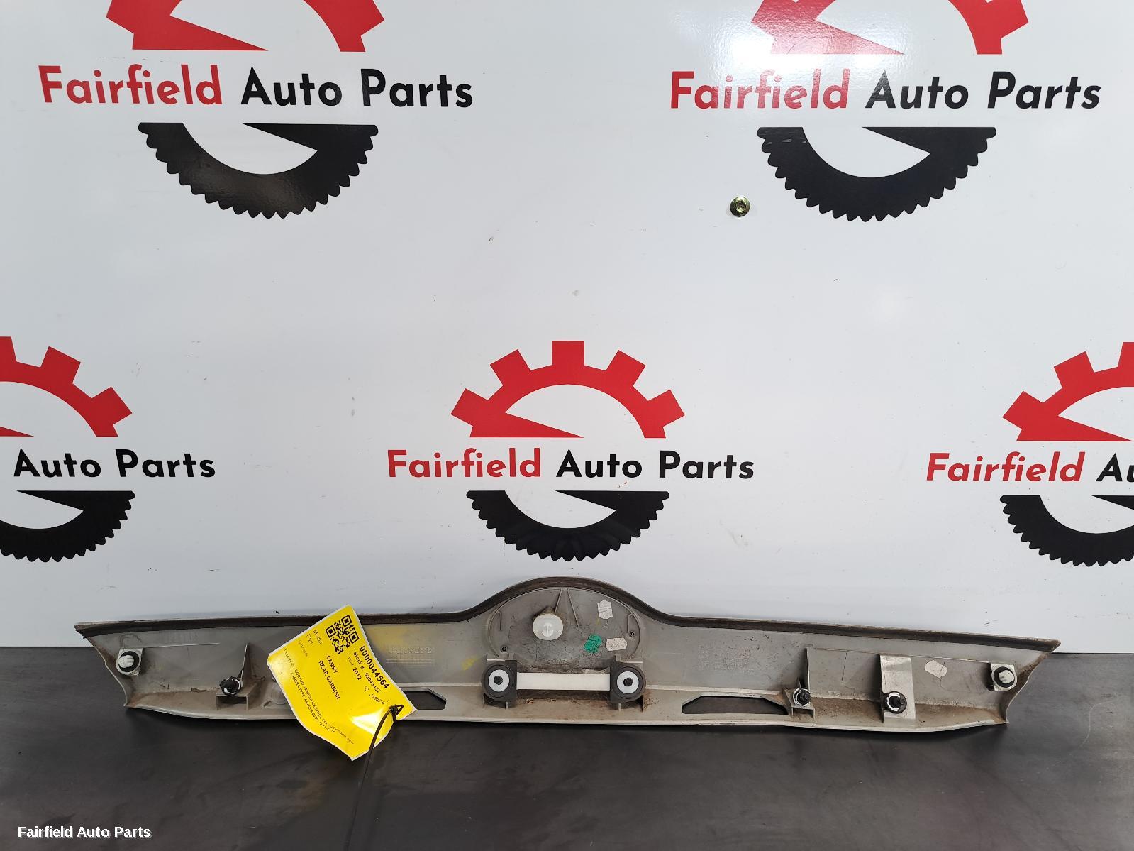 2011-2015 Toyota Camry Rear Garnish