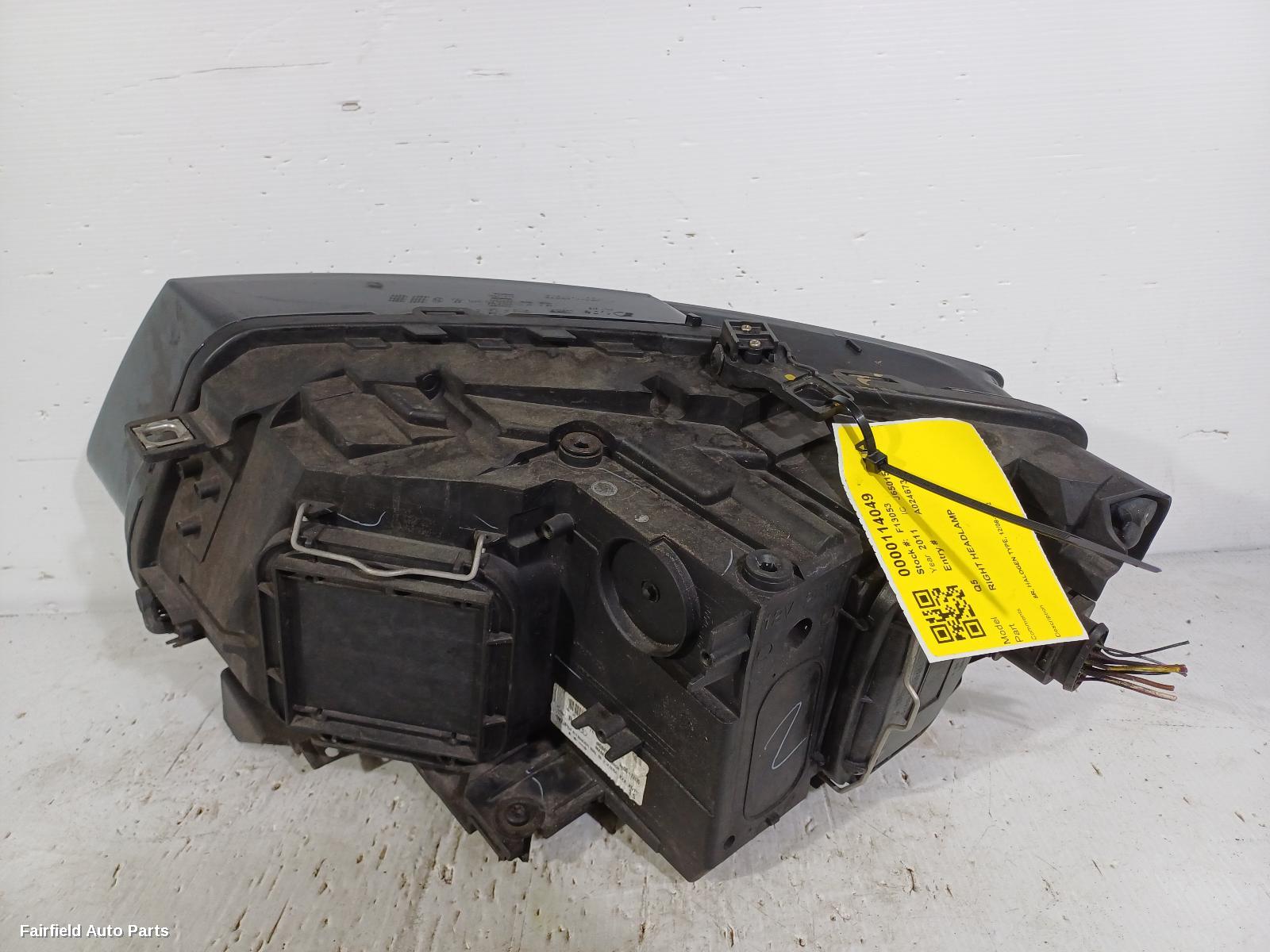 2008-2012 Audi Q5 Right Headlamp