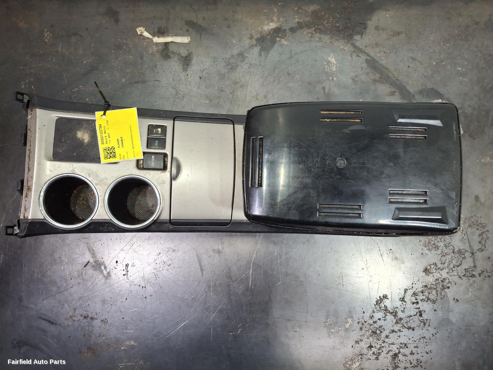 2007-2014 Toyota Kluger Console