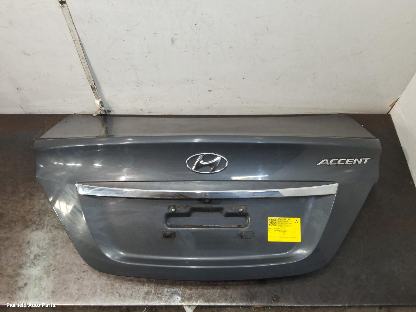 2011-2019 Hyundai Accent Bootlid Tailgate