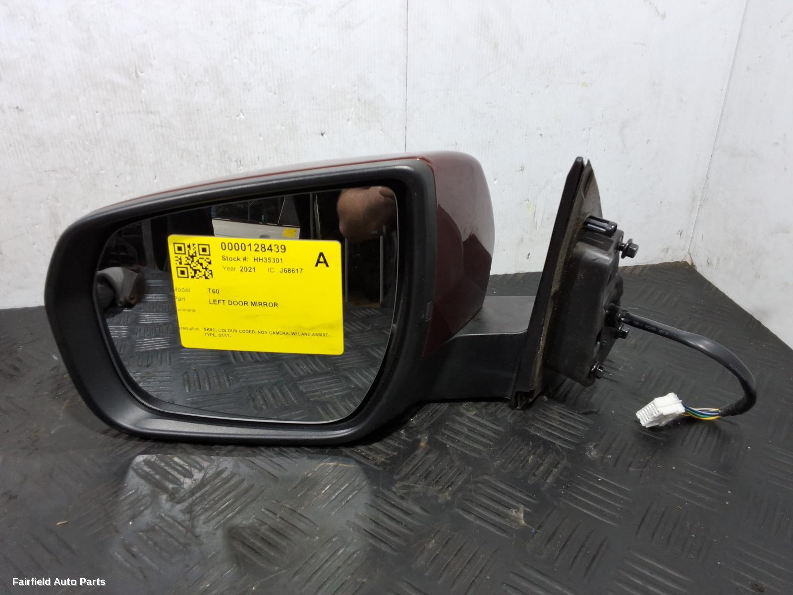 2017-2025 Ldv T60 Left Door Mirror