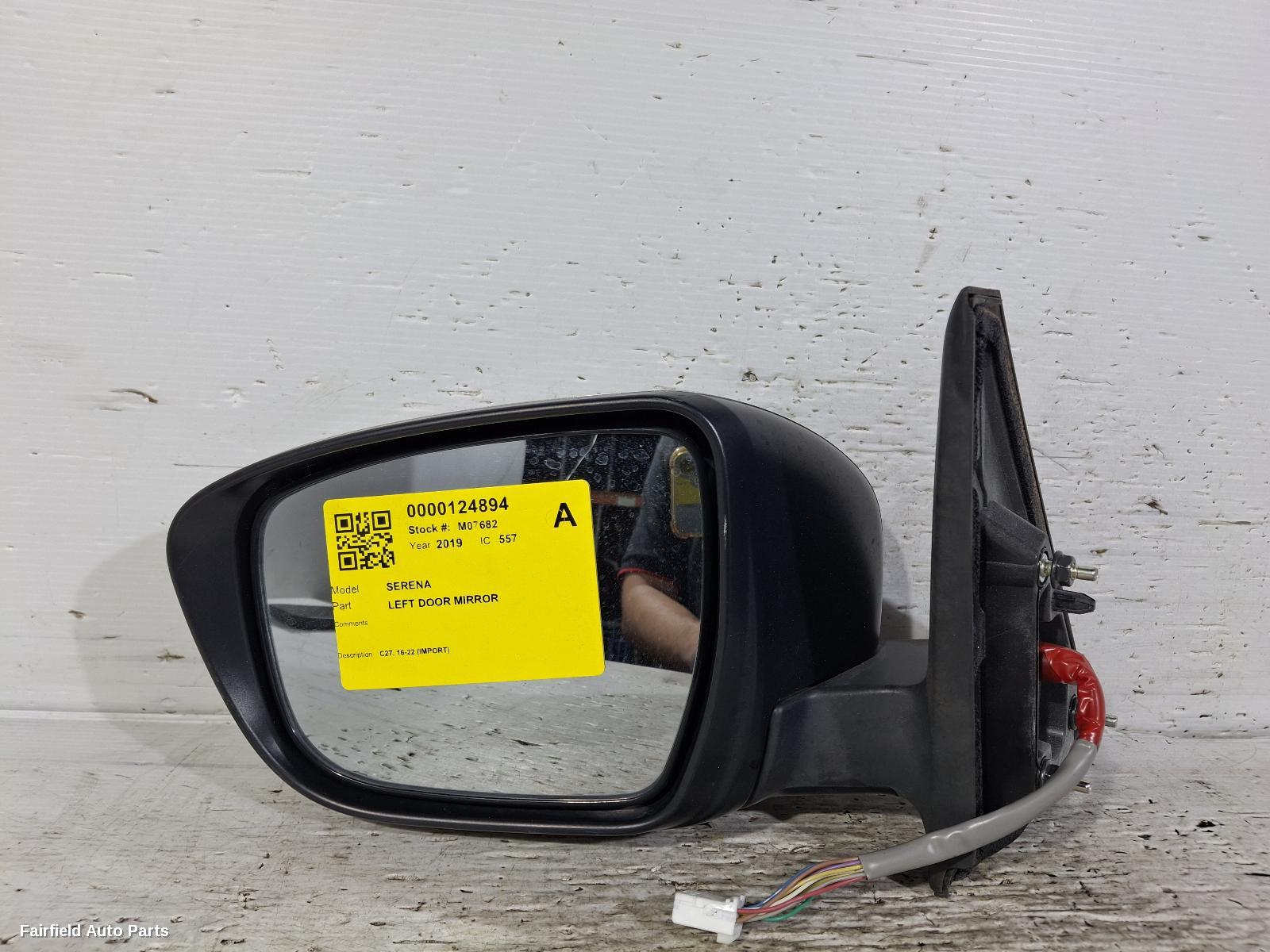 2016-2022 Nissan Serena Left Door Mirror