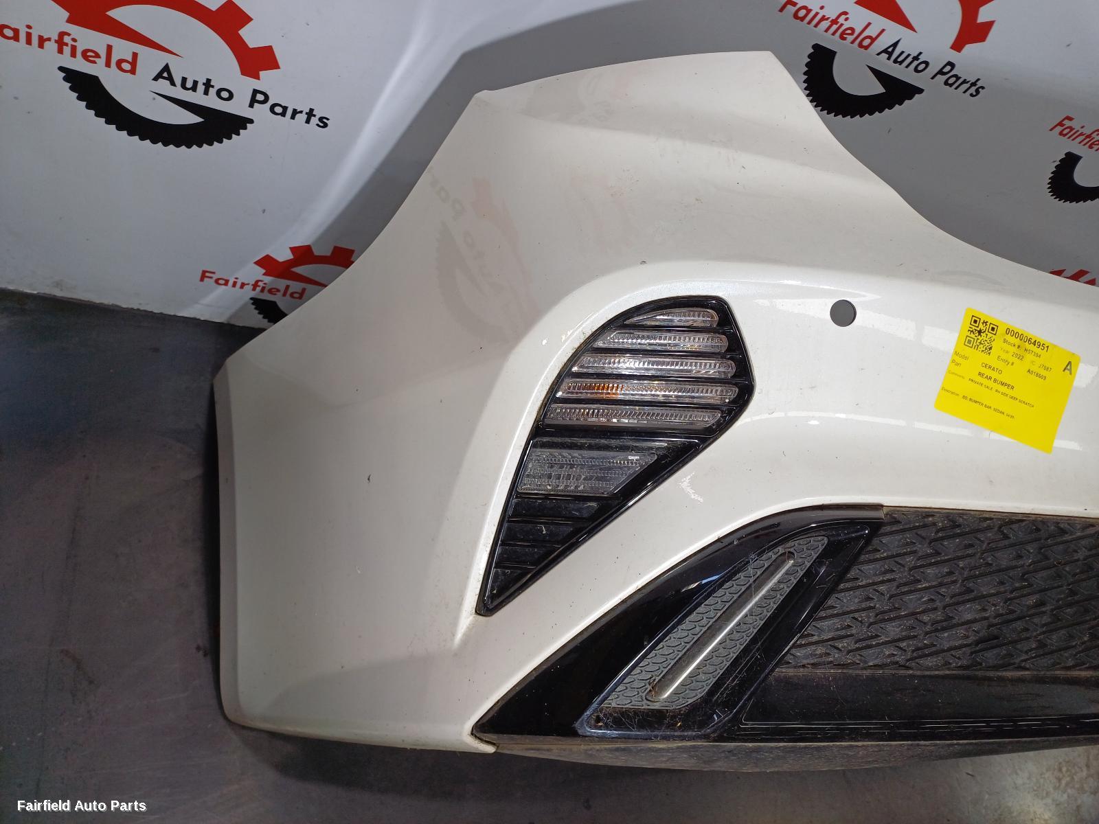 2022 Kia Cerato Rear Bumper