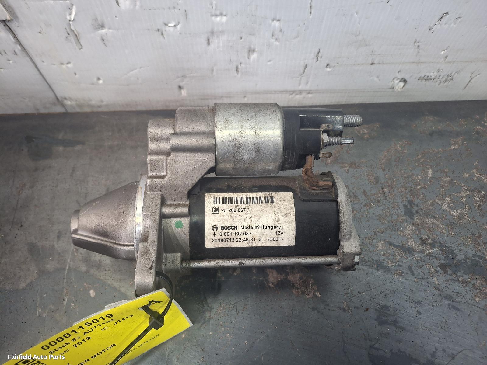 2014-2020 Holden Trax Starter