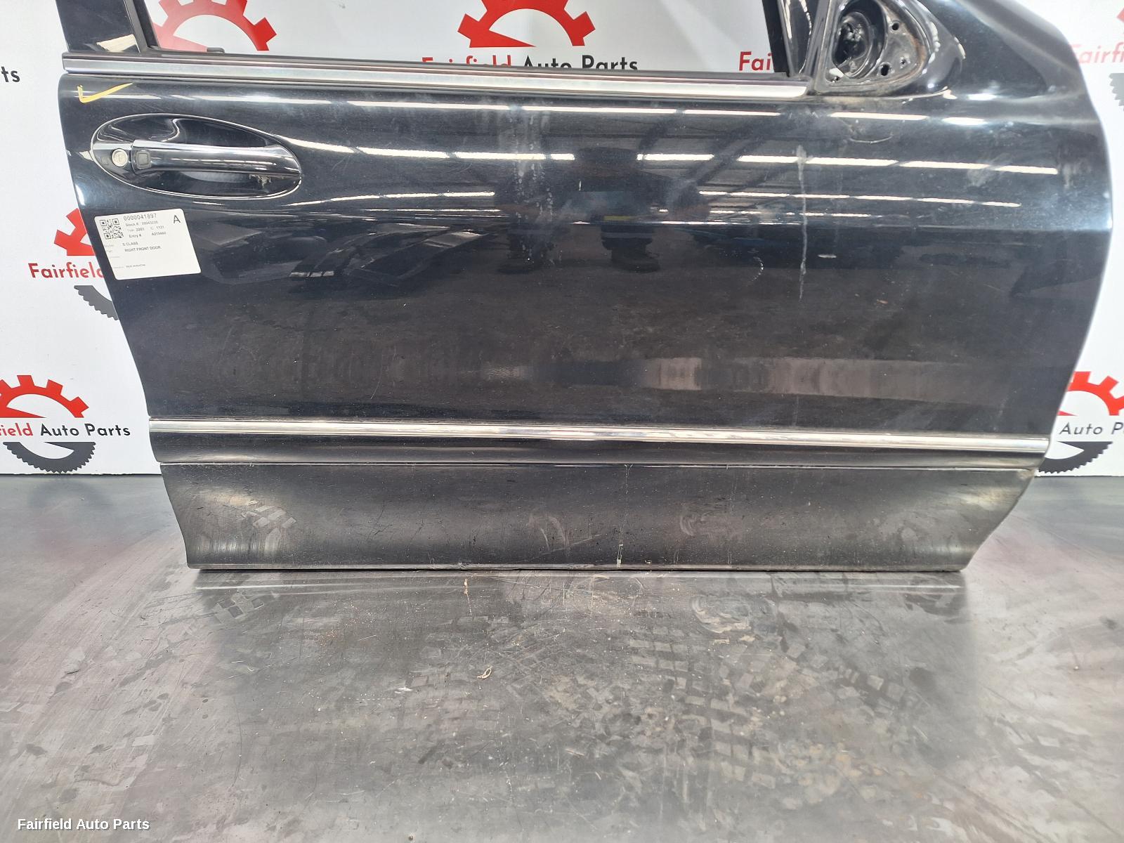 2001 Mercedes S Class Right Front Door