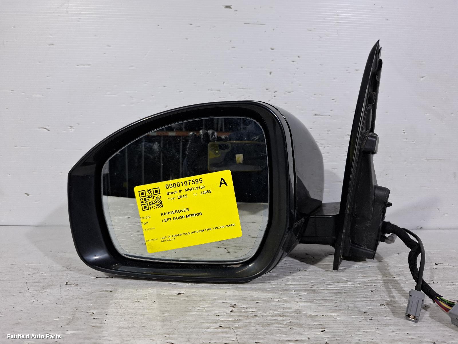 2013-2021 Land Rover Rangerover Left Door Mirror