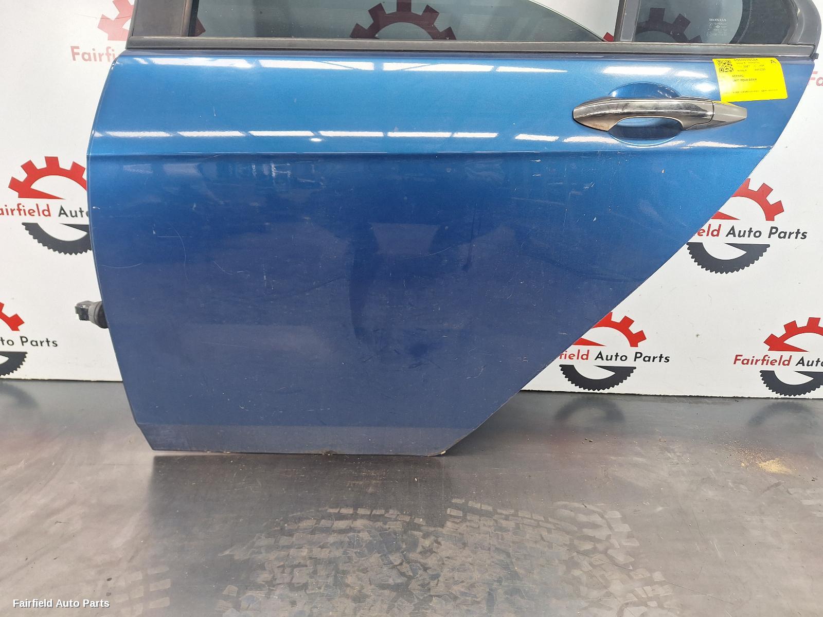 2007 Honda Accord Left Rear Door Sliding