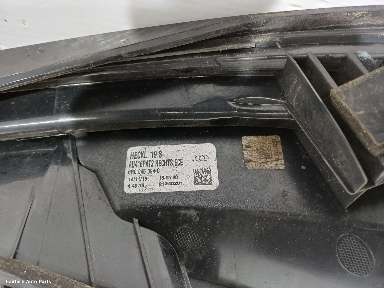 2012-2017 Audi Q5 Right Taillight