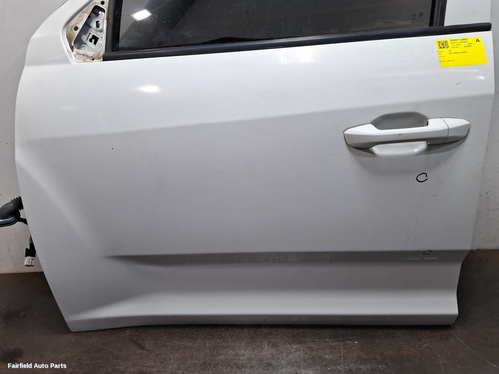 2017-2026 Ldv T60 Left Front Door