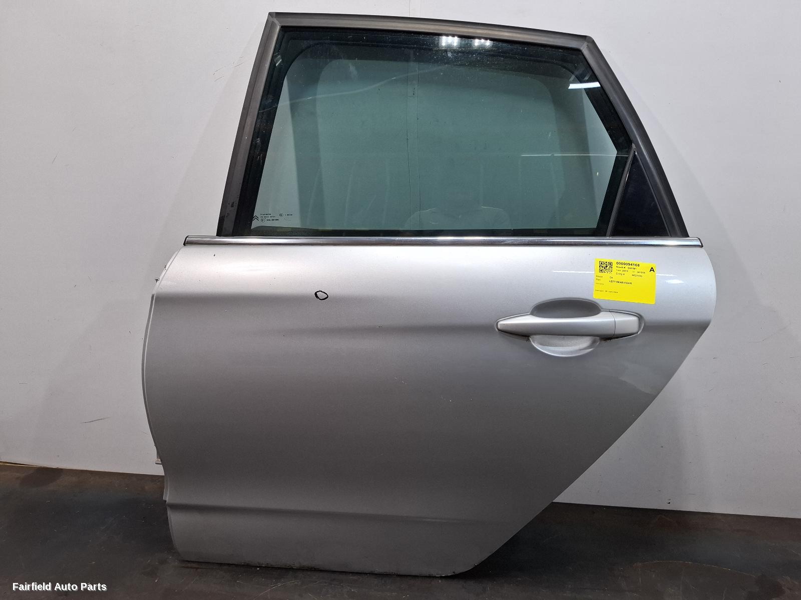 2011-2016 Citroen C4 Left Rear Door Sliding