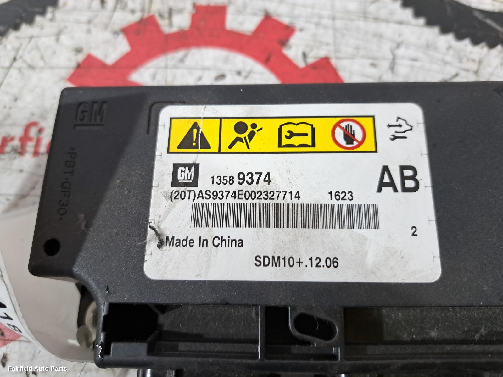 2011-2017 Holden Cruze Airbag Module Sensor