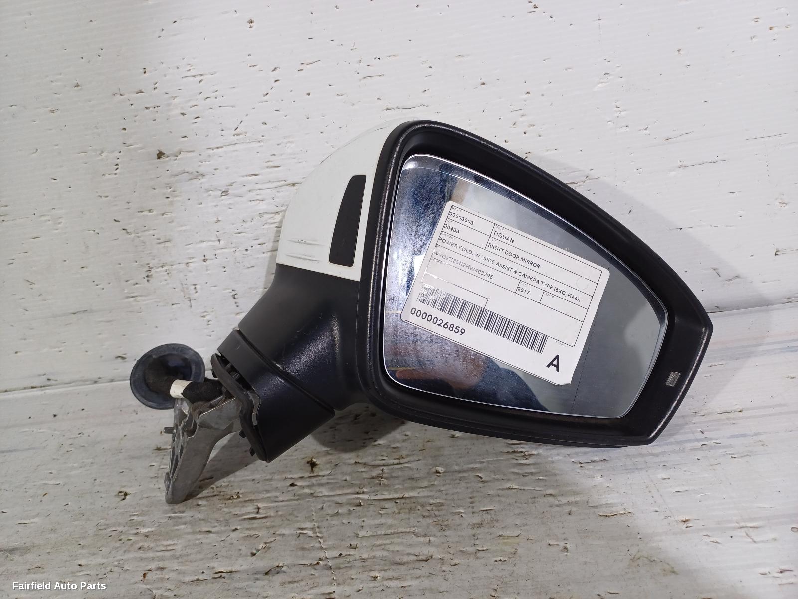 2016-2021 Volkswagen Tiguan Right Door Mirror