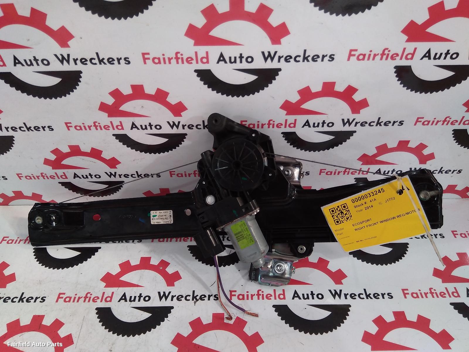 2013-2020 Ford Ecosport Right Front Window Reg Motor