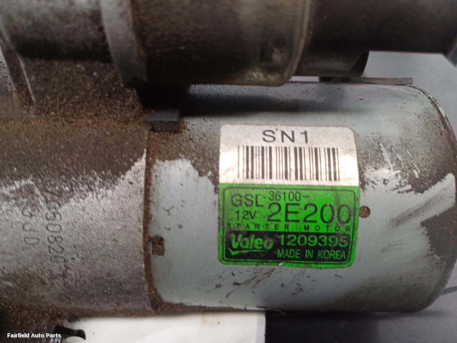 2017 Hyundai I30 Starter