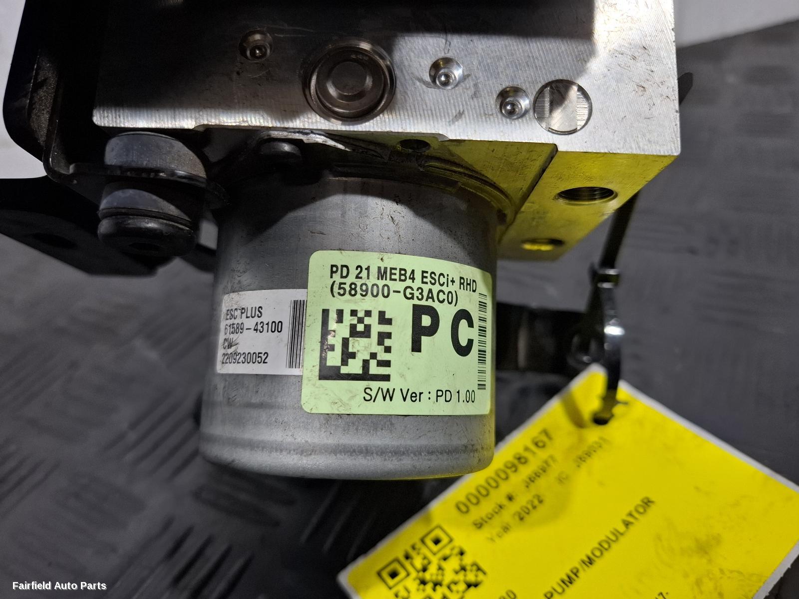 2017-2026 Hyundai I30 Abs Pump Modulator