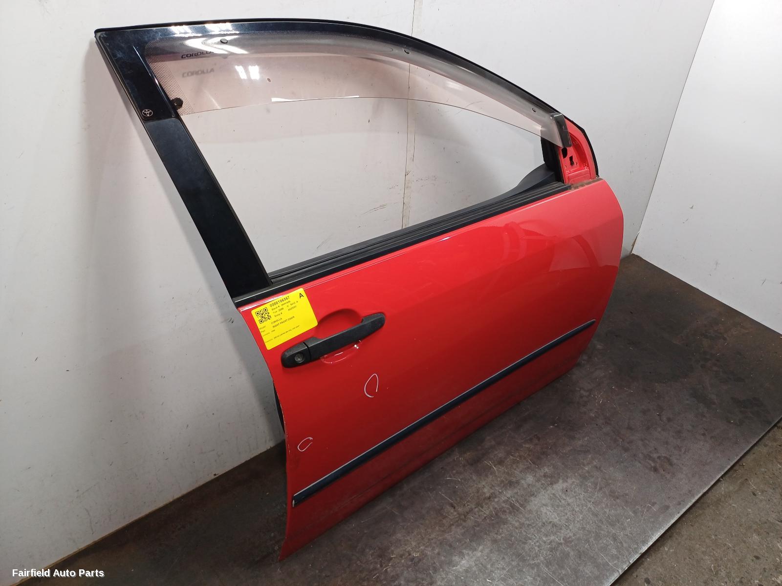 2001-2007 Toyota Corolla Right Front Door