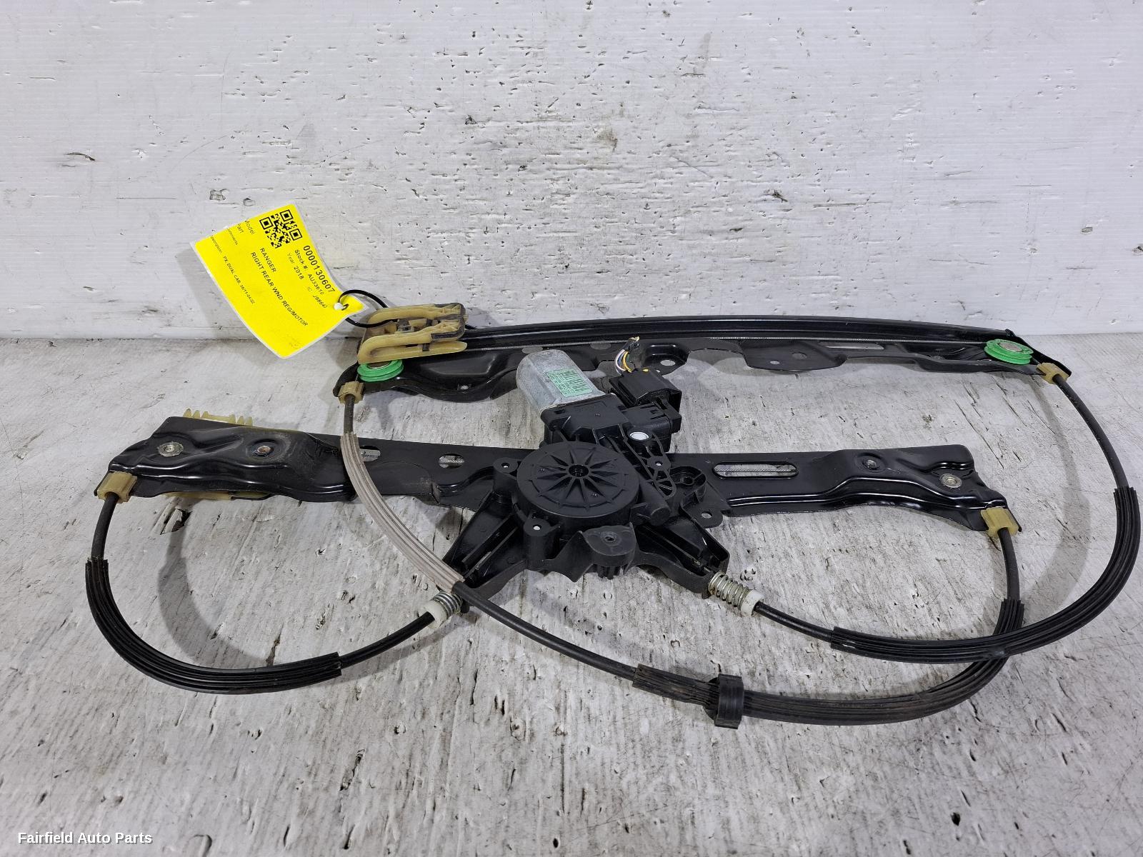 2011-2022 Ford Ranger Right Rear Wnd Reg Motor