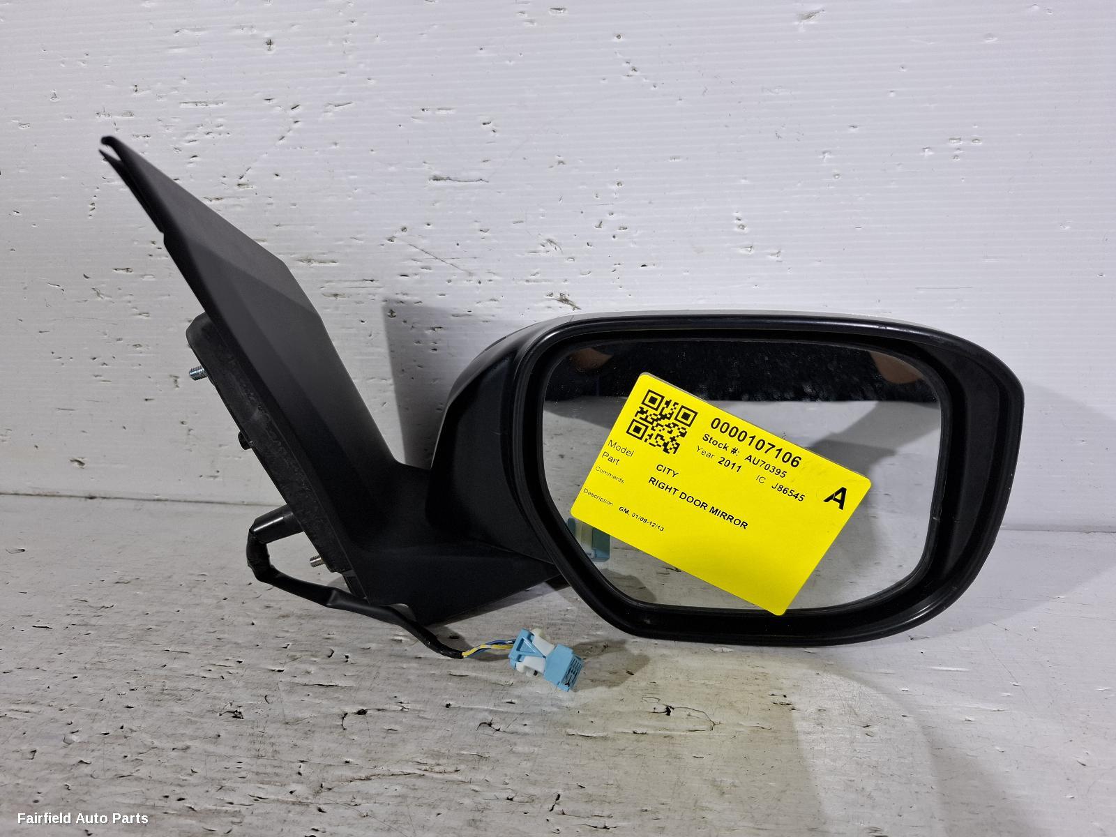 2009-2013 Honda City Right Door Mirror