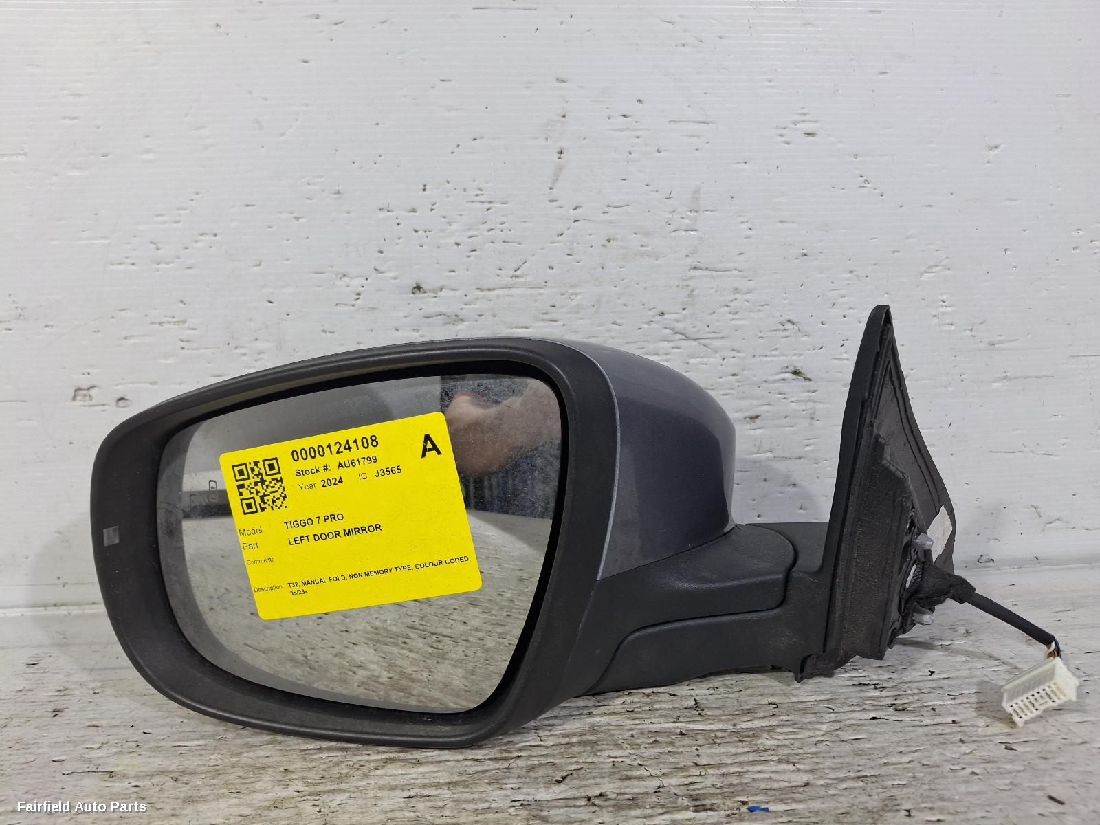 2023-2026 Chery Tiggo 7 Left Door Mirror