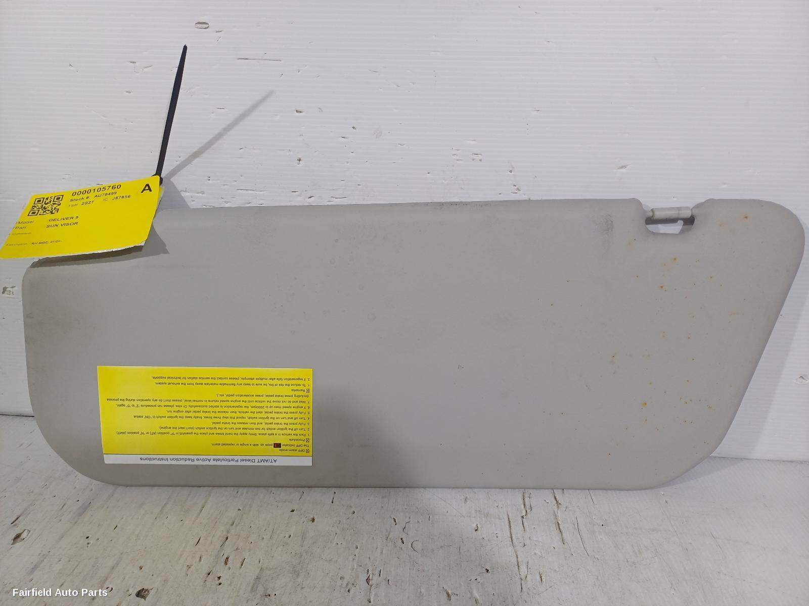 2020-2026 Ldv Deliver 9 Sunvisor