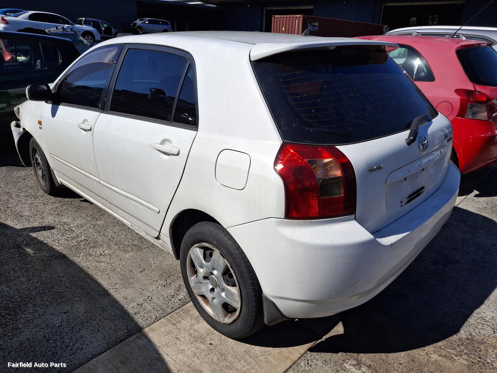 2002 Toyota Corolla Bootlid Tailgate